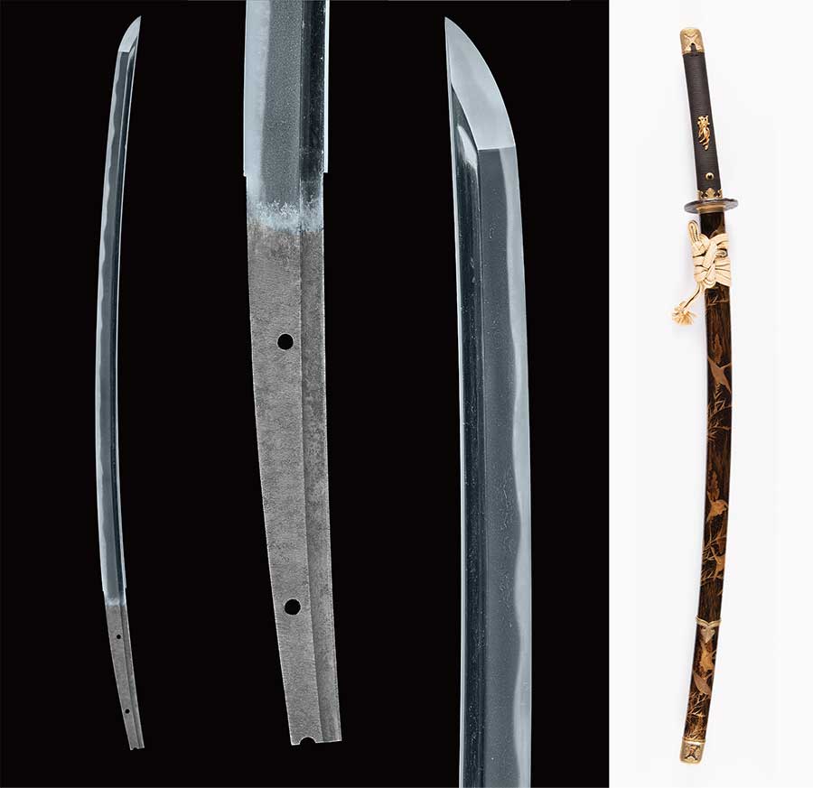 Katana sword, unsigned, Known as Goke Kanemitsu (widow’s Kanemitsu), Attributed to Osafune Kanemitsu,14th century, Nanbokucho period